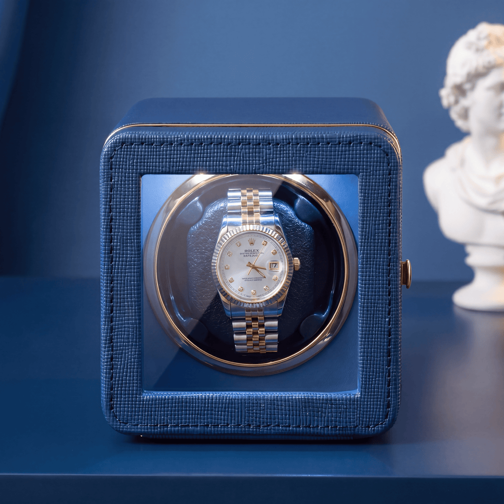 Lapis Blue Single Watch Winder, view 2