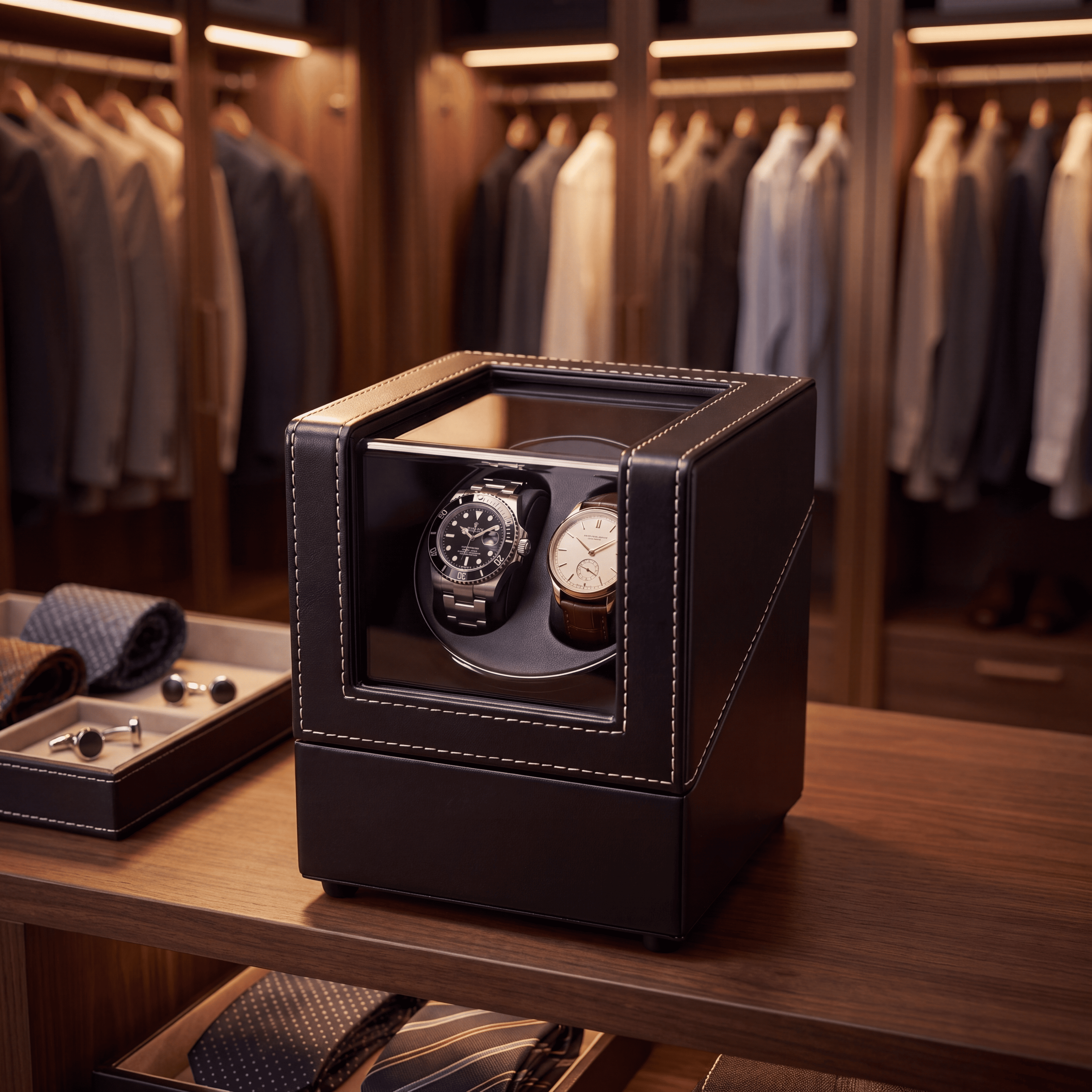 Compact Double Watch Winder, view 13