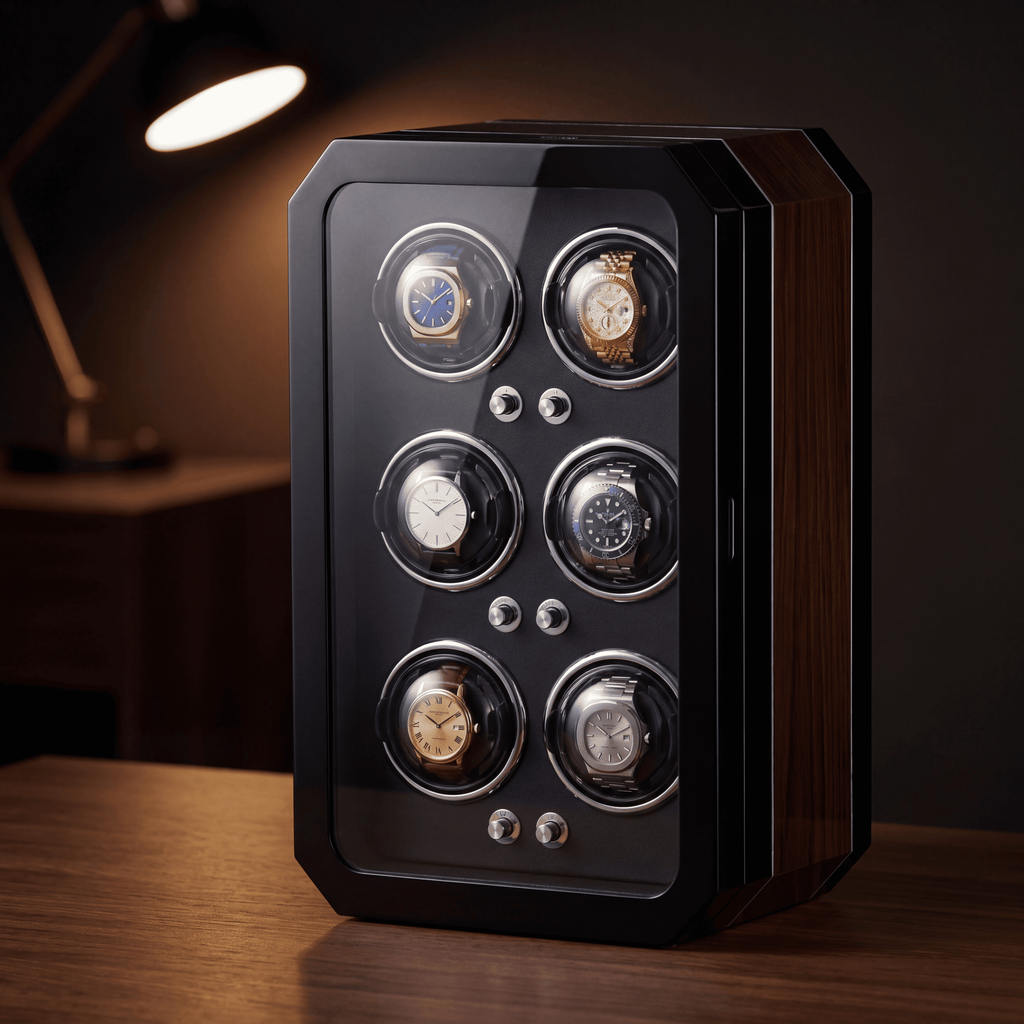 Ultra Quiet Watch Winder for 6 Watches