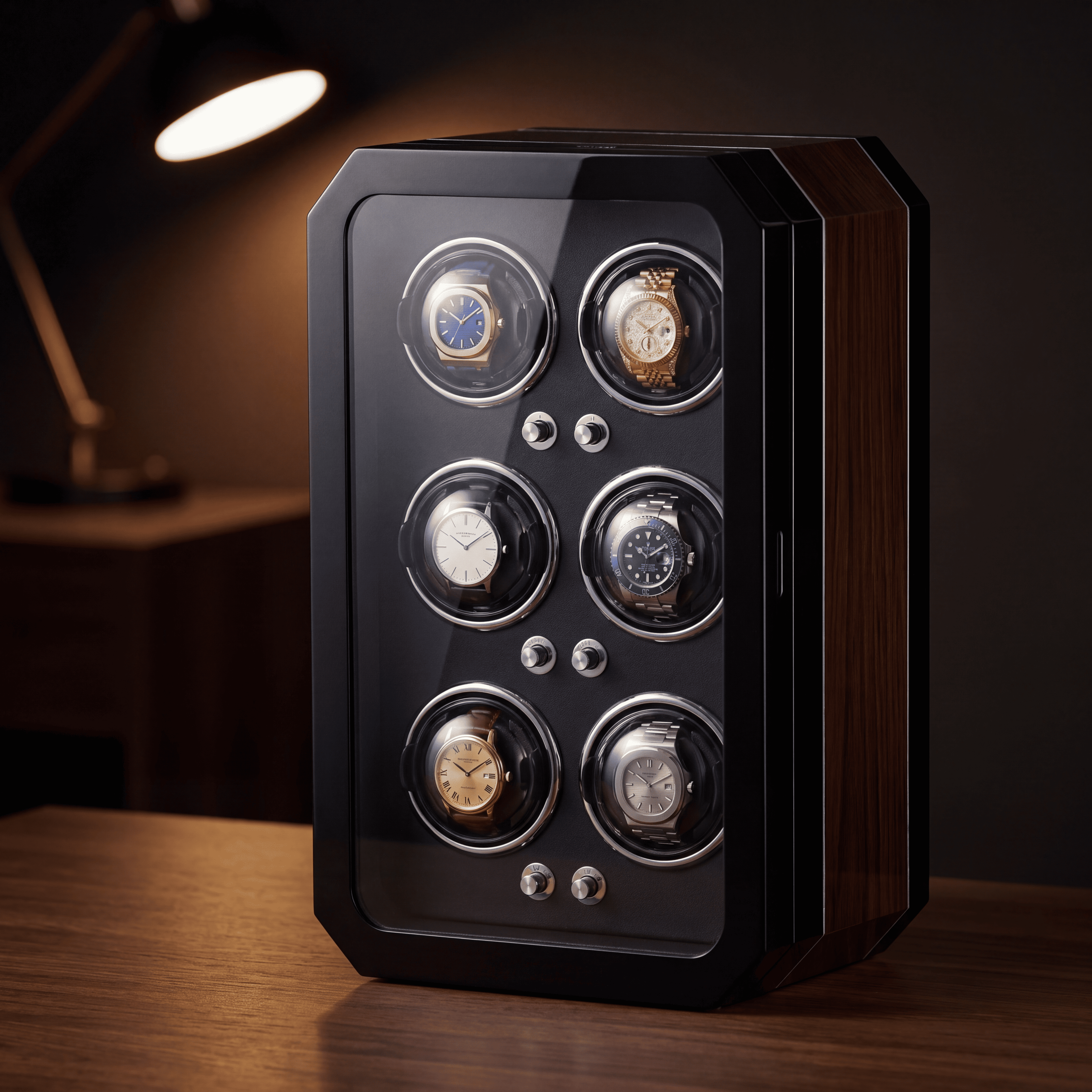Ultra Quiet Watch Winder for 6 Watches