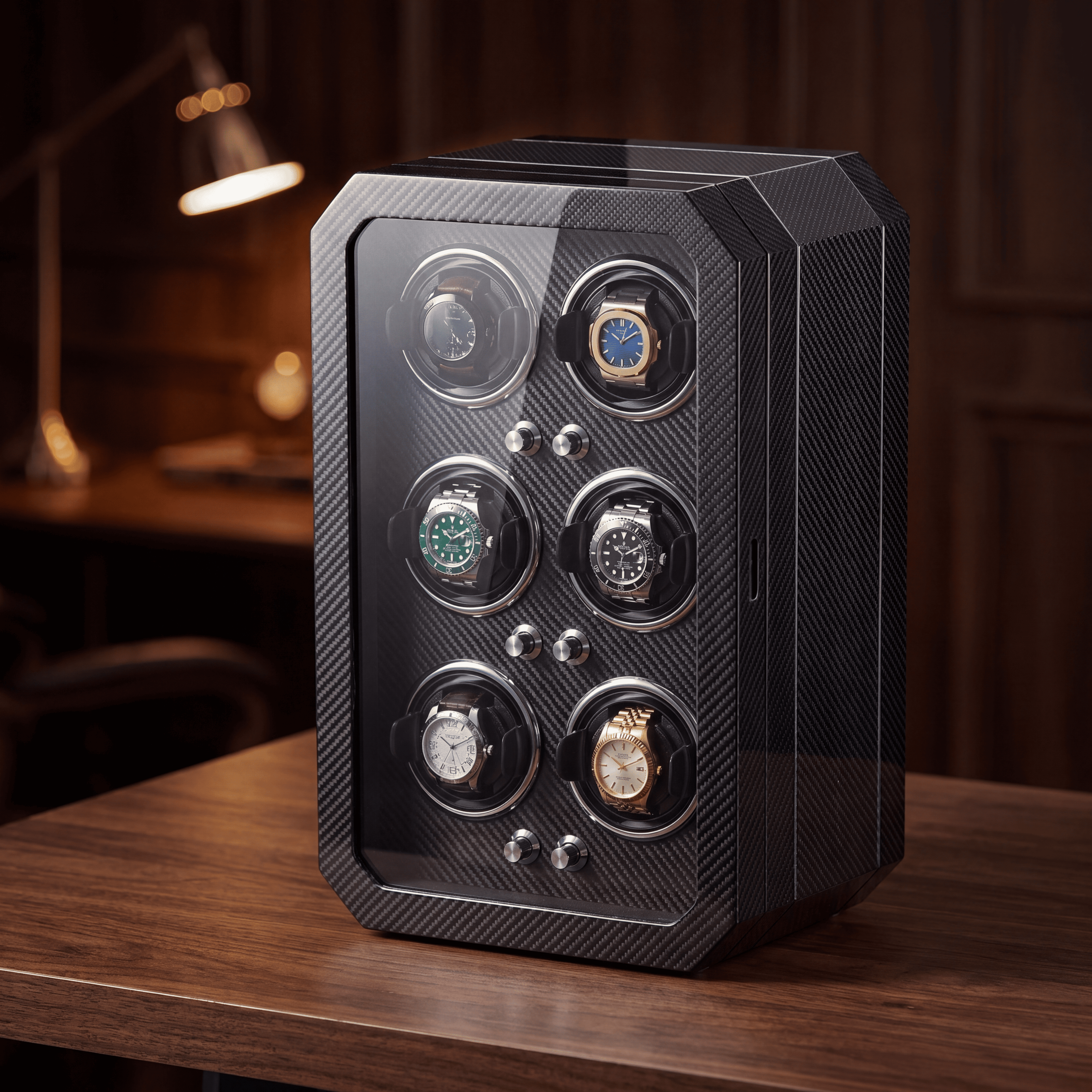 Ultra Quiet Watch Winder for 6 Watches, view 7