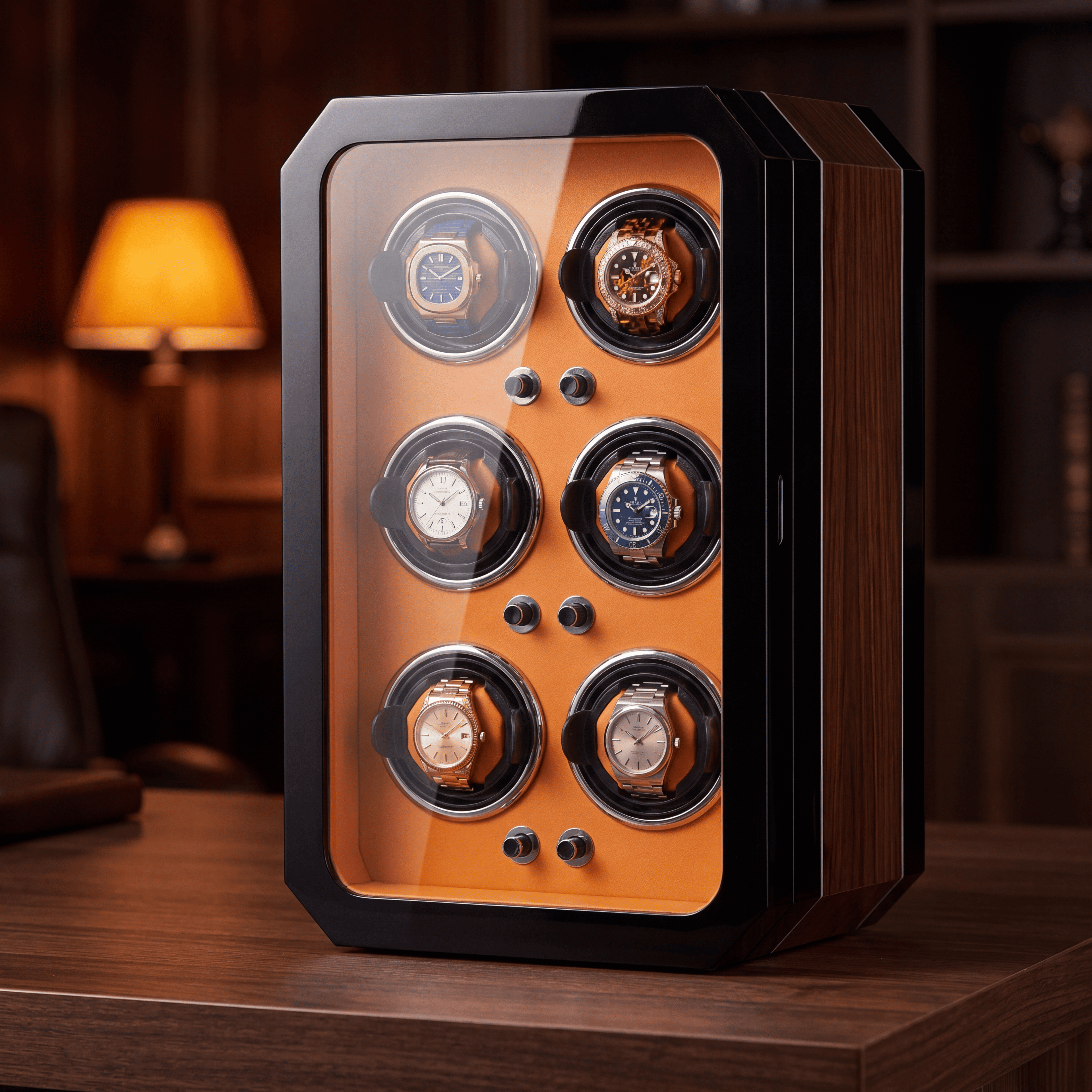 Ultra Quiet Watch Winder for 6 Watches, view 8