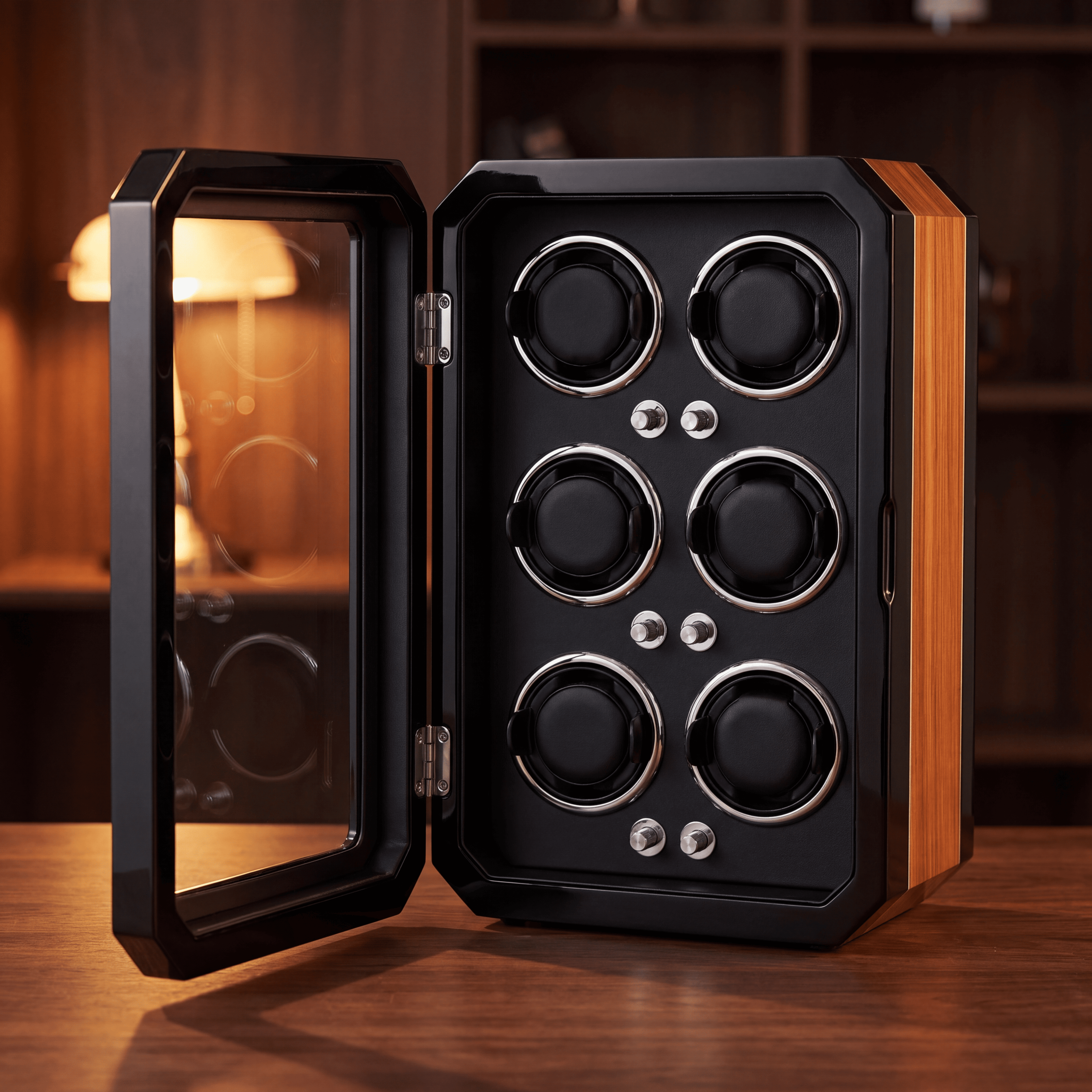 Ultra Quiet Watch Winder for 6 Watches, view 3