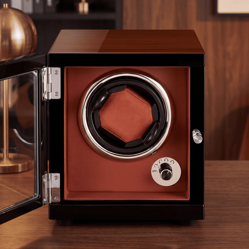Red Single Watch Winder, view 2