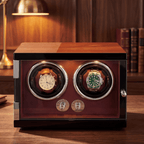 Red Watch Winder for 2 Watches, view 3
