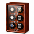 Solid Wood Watch Winder for 6 Watches