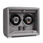 Double Watch Winder, Anthracite Leather