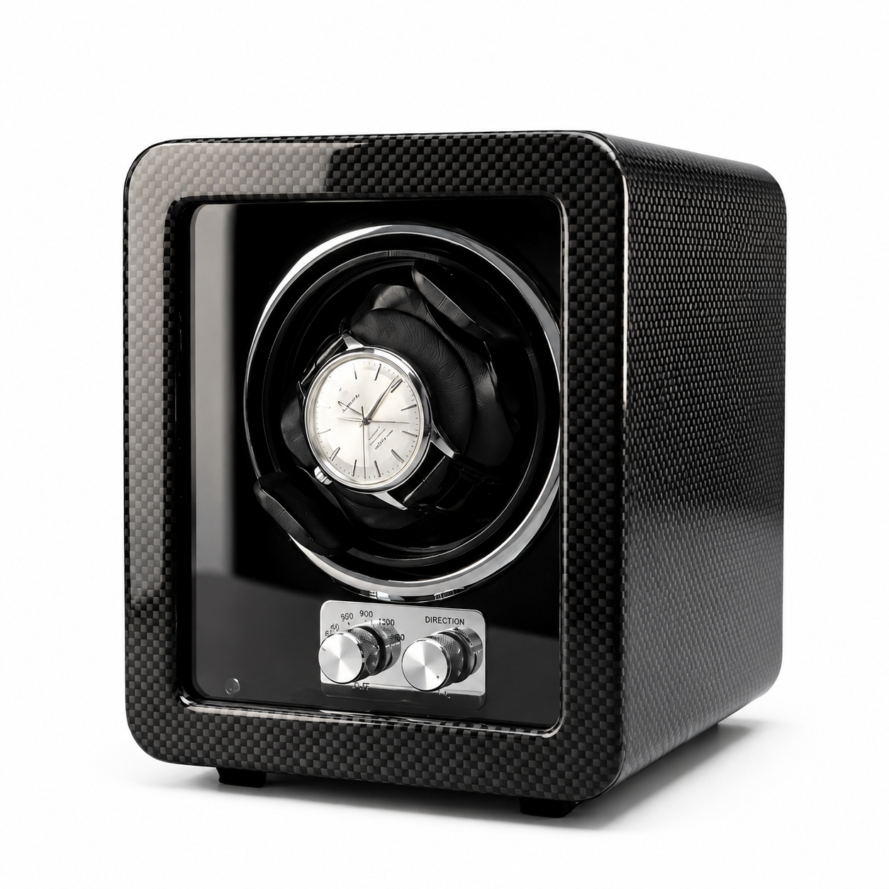 Single Watch Winder Tower with LED