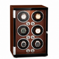 Red Watch Winder for 6 Watches