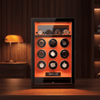 Leather Watch Winder for 9 Watches, view 13