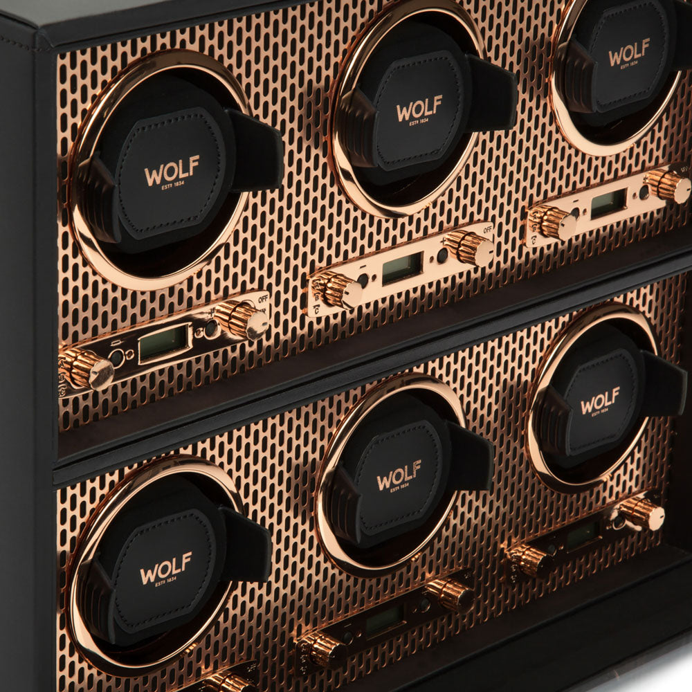 Carbon Watch Winder – 6 Piece