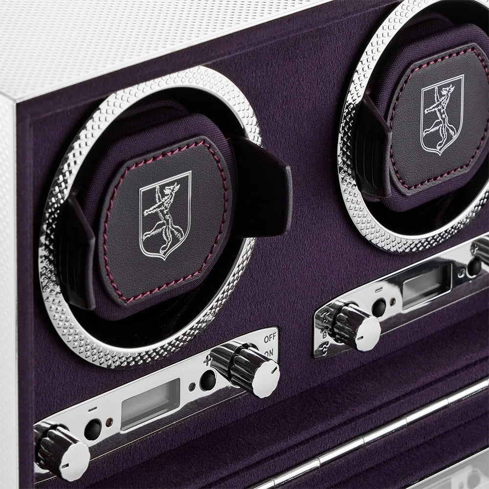 Silver Watch Winder – Double
