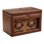 Brogue Leather Watch Winder – Double