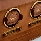 Brogue Leather Watch Winder – Double