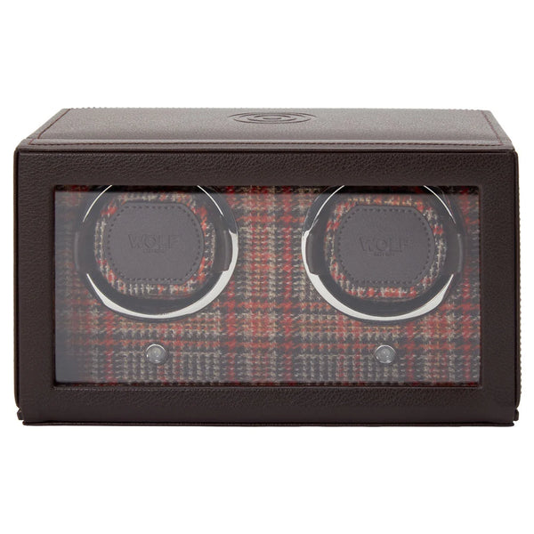 Cognac Leather Watch Winder – Double