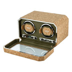 Cork & Carbon Watch Winder – Double