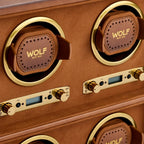 Brogue Leather Watch Winder – Quad