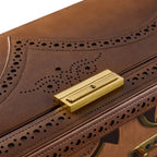 Brogue Leather Watch Winder – Quad