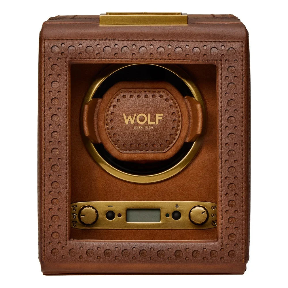 Brogue Leather Watch Winder – Single