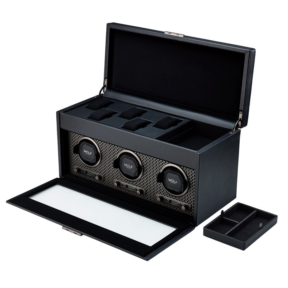 Carbon Watch Winder – Triple