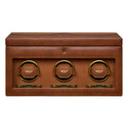 Brogue Leather Watch Winder – Triple